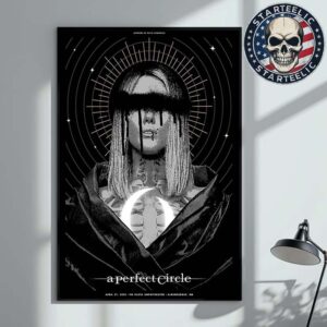 Aperfeet Circle Tonight Poster PM Isleta Amphitheater Albuquerque NM On April 27th 2025 Home Decor Poster Canvas