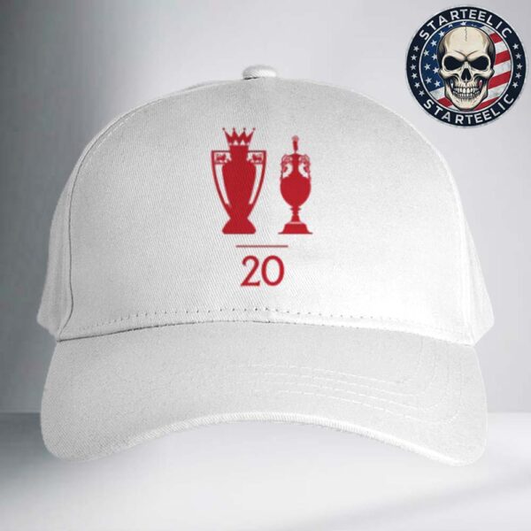 Liverpool FC Are 20 Premier League Champions 2025 Classic Cap Hat Snapback