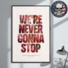 Dead And Company Event Poster Dead Forever At Sphere In Las Vegas On April 26th 2025 Home Decor Poster Canvas