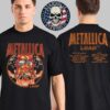 Metallica M72 Nashville Merch Tee North American Tour 2025 Schedule Location Two Sides Unisex T-Shirt