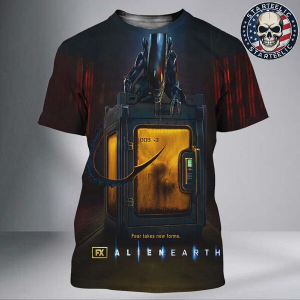 New Poster For Alien Earth Original Series In Summer FX Hulu On 2025 All Over Print Shirt