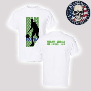 Pearl Jam Event Dribbler Tee At Atlanta In Georgia USA On April 29th 2025 Two Sides Unisex T-Shirt