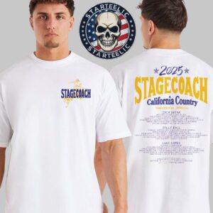 Stagecoach 2025 Lineup Tee At Empire Polo Club In Indio Ca On April 25th 26th And 27th 2025 Two Sides Unisex T-Shirt