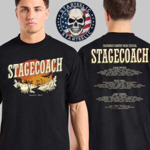 Stagecoach 2025 Through The Valley 2025 Lineup Tee At Empire Polo Club In Indio Ca On April 25th 26th And 27th 2025 Two Sides Unisex T-Shirt