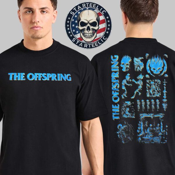 The Offspring World Wide Tour Japan And Australia 2025 Merch Tee Supercharged Two Sides Unisex T-Shirt