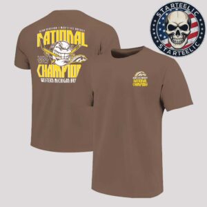 Western Michigan Broncos 2025 NCAA Frozen Four Men’s Ice Hockey National Champions Two Sides Unisex T-Shirt