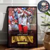 Big Red Lacrosse Are 2025 Division I Men’s Lacrosse Champions Home Decor Poster Canvas