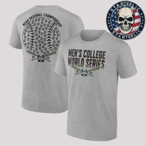 2025 Mens College World Series NCAA Baseball Champions Two Sided Unisex T-Shirt