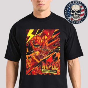 ACDC PWR Up Tour 2025 At Raymond James Stadium In Tampa FL On May 16th 2025 Unisex T-Shirt