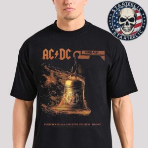 ACDC PWR Up Tour 2025 Event Poster In Foxborough MA At Gillette Stadium On May 4 2025 Unisex T-Shirt