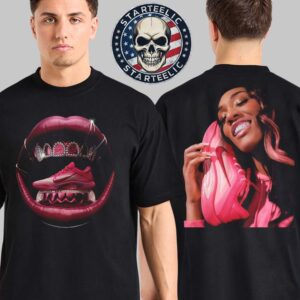 A’ja Wilson X Nike A’One Pink Aura Shoe Two Sides Unisex T-Shirt