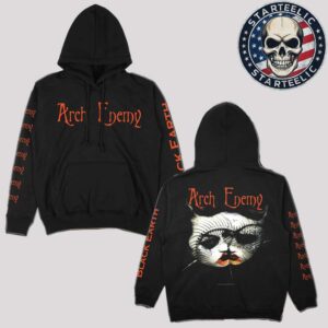 Arch Enemy Merch 2025 Black Earth Unisex Pullover Hoodie