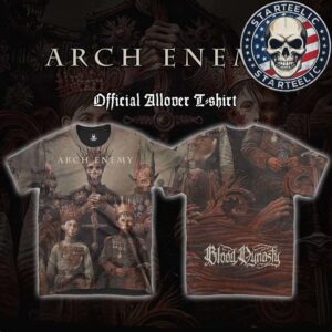Arch Enemy Merch Blood Dynasty 2025 All Over Print Shirt