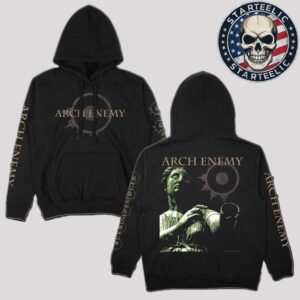 Arch Enemy Merch Burning Bridges 2025 Unisex Pullover Hoodie