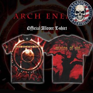 Arch Enemy Merch Tee Wages Of Sin 2025 All Over Print Shirt