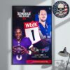 Dallas Cowboys NFL 2025 Schedule Game Days Home Decor Poster Canvas