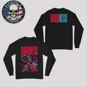 Baroness Red And Blue Tour Spring 2025 Merchline Baroness Unisex Long Slevee