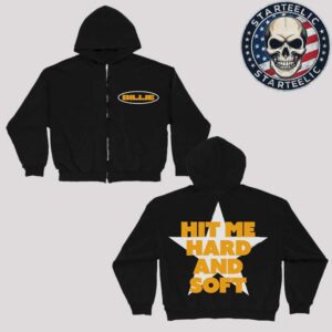 Billie Eilish Hit Me Hard And Soft Tour 2025 Hit Me Star Unisex Zip Hoodie