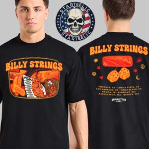 Billy Strings Spring Tour 2025 Merch Outlaw Tour Tee May Dates Billie Buck Two Sides Unisex T-Shirt