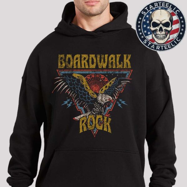 Boardwalk Rock 2025 Eagle Unisex Pullover Hoodie