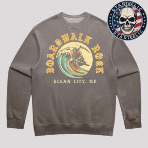 Boardwalk Rock 2025 Grim Reaper Unisex Pullover Crewneck Sweatshirt