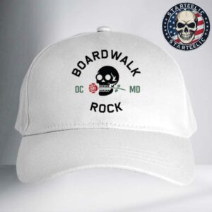 Boardwalk Rock 2025 Skull & Rose A Frame Classic Cap Hat Snapback