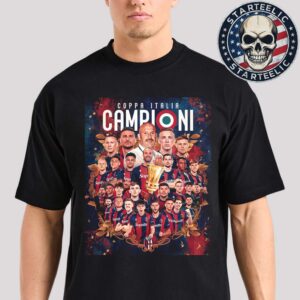 Bologna FC Are Copa Italia 2025 Champions Serie A 2025 Unisex T-Shirt