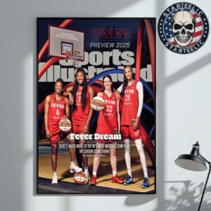 Caitlin Clark Show Fever Dream WNBA Preview 2025 Home Decor Poster Canvas