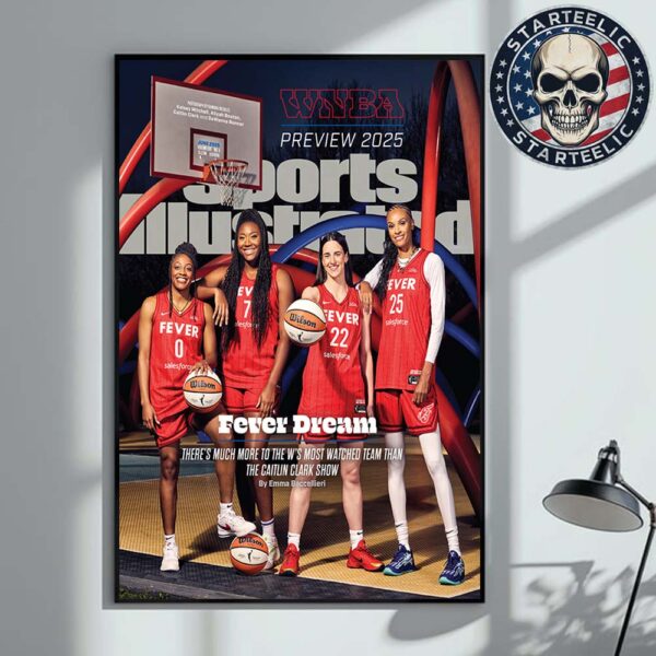 Caitlin Clark Show Fever Dream WNBA Preview 2025 Home Decor Poster Canvas
