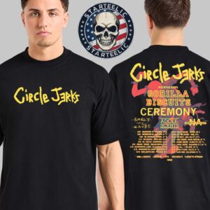 Circle Jarks Event Poster North America And Europe Tour 2025 Schedule On September And October 2025 Two Sides Unisex T-Shirt