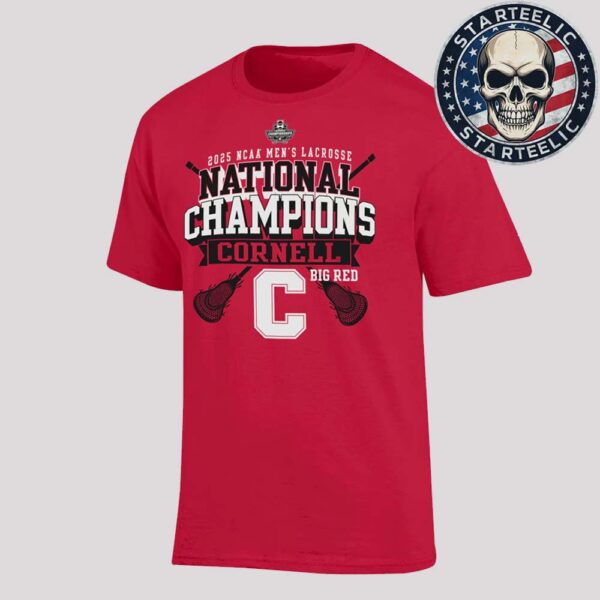 Cornell Big Red 2025 NCAA Mens National Lacrosse Championship Tee Unisex T-Shirt