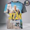 WSlam Cover Poster New York Liberty Big Ellie Runs The City WNBA All Over Print Shirt