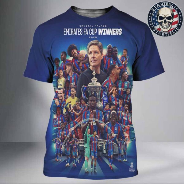Crystal Palace FC Are The Emirates FA Cup Winners 2025 All Over Print Shirt