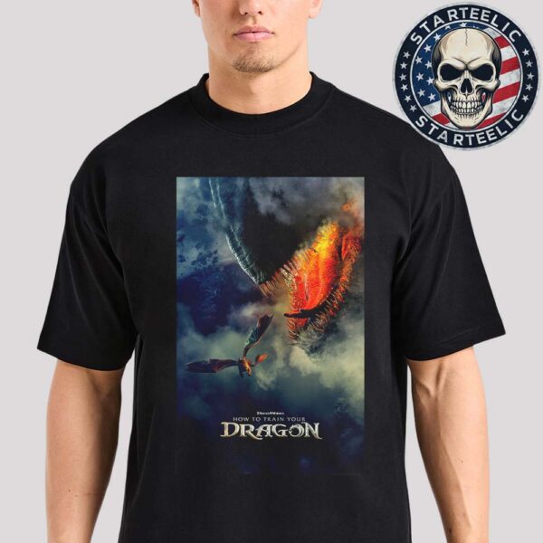 DBox Poster For The How To Tranin Your Dragon Live Action Film In Theater On June 13 2025 Unisex T-Shirt