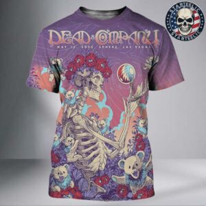Dead And Company Dead Forever Event Poster At Sphere In Las Vegas In May 15th 2025 All Over Print Shirt