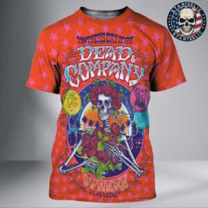 Dead And Company Dead Forever Event Poster At Sphere In Las Vegas  On May 11th 2025 All Over Print Shirt