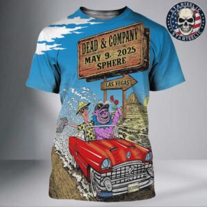 Dead And Company Event Poster Dead Forever In Las Vegas At Sphere On May 9th 2025 All Over Print Shirt