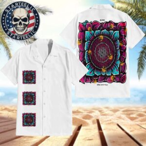 Dogs In A Pile Bloom Album Since 2023 Cover 2025 Summer Hawaiian Shirt
