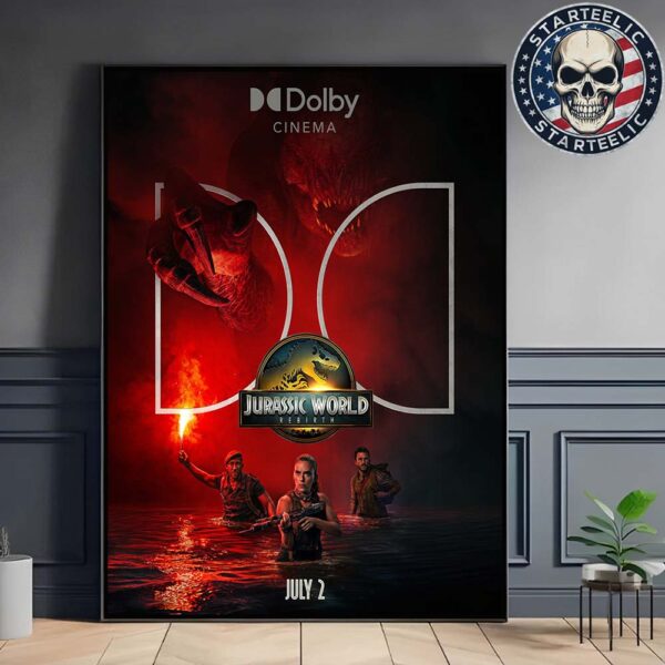 Dolby Cinema Poster For Jurassic World Rebirth Only In Theaters July 2 2025 Home Decor Poster Canvas