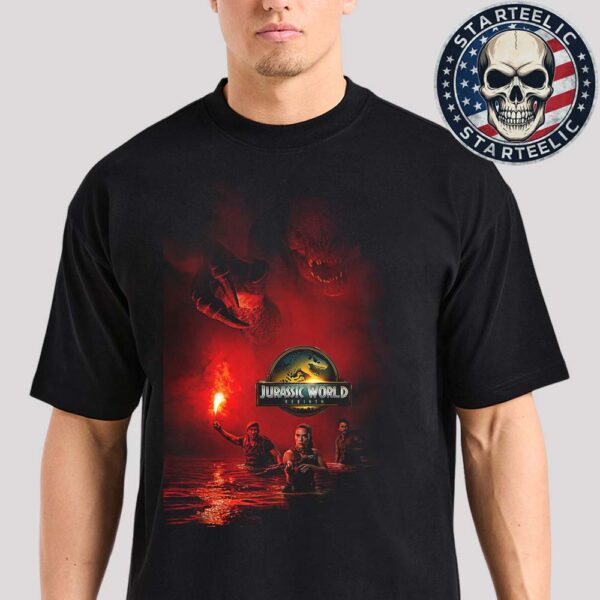 Dolby Cinema Poster For Jurassic World Rebirth Only In Theaters July 2 2025 Unisex T-Shirt