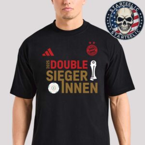 FC Bayern Munchen Are Double Siegerinnen 2025 Bundesliga Unisex T-Shirt