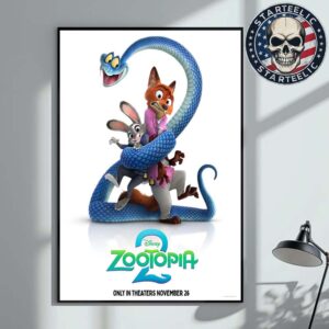 First Poster For Zootopia 2 Only In Theaters November 26th 2025 Home Decor Poster Canvas