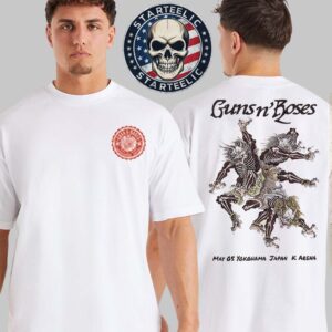 Gun N’ Roses Japan Tour 2025 Merchandise Tee At K Arena Yokohama In Japan On May 5 2025 Two Sides Unisex T-Shirt