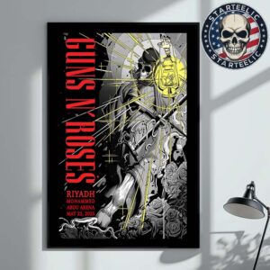 Guns N Roses Event Poster At Mohammed Abdo Arena In Riyadh On May 23th 2025 Home Decor Poster Canvas