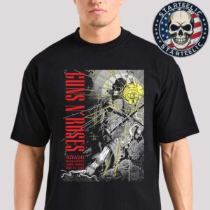 Guns N Roses Event Poster At Mohammed Abdo Arena In Riyadh On May 23th 2025 Unisex T-Shirt