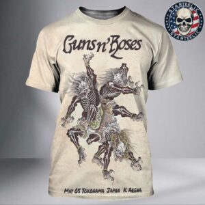 Guns N Roses Tonight Poster At K Arena Yokohama In Japan On May 5 2025 All Over Print Shirt