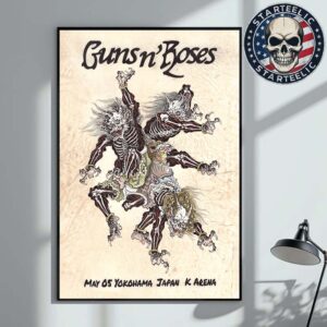 Guns N Roses Tonight Poster At K Arena Yokohama In Japan On May 5 2025 Home Decor Poster Canvas