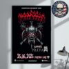 Hatebreed European Savagery Tour 2025 Part 2 Schedule Home Decor Poster Canvas