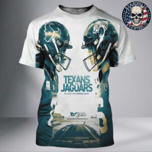Houston Texans Vs Jacksonville Jaguars Week 3 At EverBank Stadium In Jacksonville Florida On September 21th 2025 NFL All Over Print Shirt