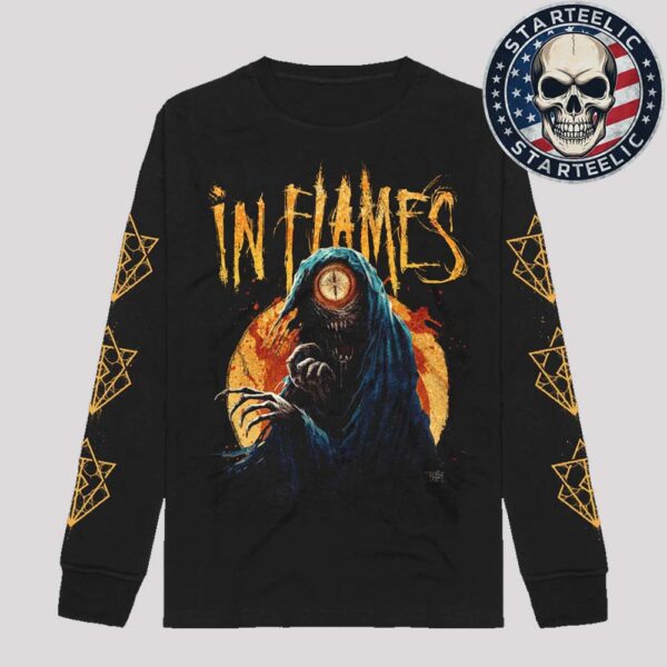 In Flames European Tour 2025 Cyclops Compass Unisex Longsleeves